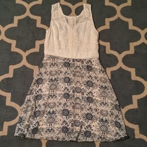 Above the knee dress.